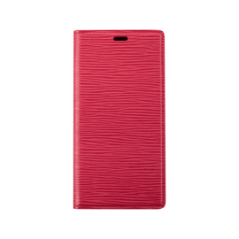 Diarycase 2.0 Coque clapet en cuir v&eacute;ritable avec support aimant&eacute; pour Apple iPhone 12 mini, Rouge Bordeaux