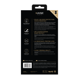 Coque hybride invisible pour Apple iPhone 13 Pro, Transparente