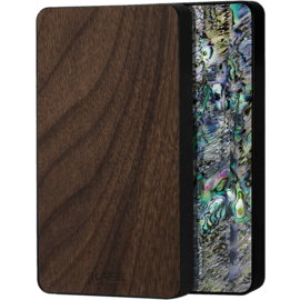Naturalista Batterie externe 6000 mAh, Bois de noyer & coquillage marine