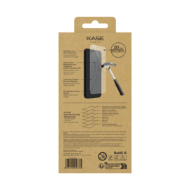 Protecteur d'&eacute;cran en verre tremp&eacute; de qualit&eacute; sup&eacute;rieure (60% verre tremp&eacute; recycl&eacute;) pour Apple iPhone 15, Transparent