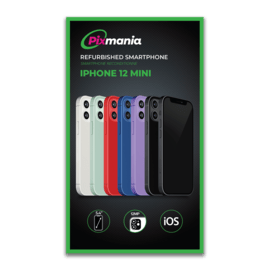 iPhone 12 Mini reconditionn&eacute; 128 Go, Noir, SANS FACE ID, d&eacute;bloqu&eacute;