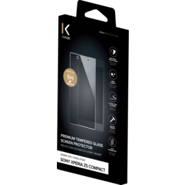 Protection d'&eacute;cran premium en verre tremp&eacute; pour Sony Xperia Z5 Compact, Transparent
