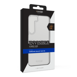 Coque hybride invisible pour Samsung Galaxy S23 5G, Transparente