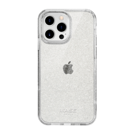 Coque hybride &eacute;tincelante invisible pour Apple iPhone 13 Pro, Transparente