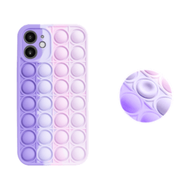 Coque Popping Bubble pour Apple iPhone 12 mini, Bleu Vert