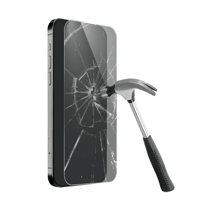 Protection d'écran premium en verre trempé pour Apple iPhone 13/13 Pro, Transparent