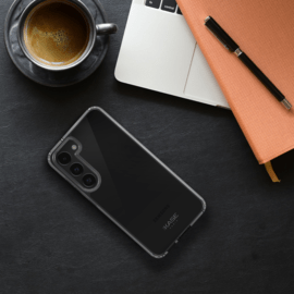 Coque hybride invisible pour Samsung Galaxy S23 5G, Transparente