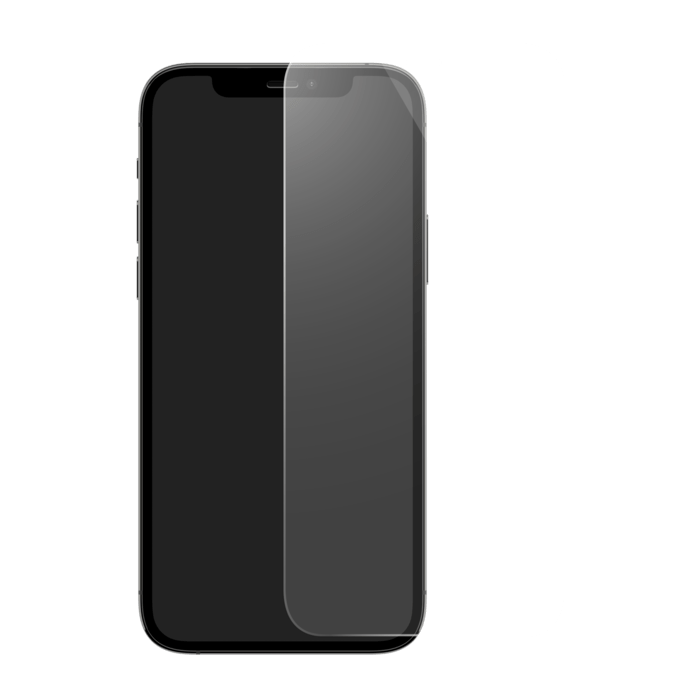 Protection d'&eacute;cran premium en verre tremp&eacute; pour Apple iPhone 12 Pro Max, Transparent