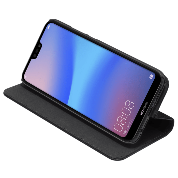 &Eacute;tui et Coque slim magn&eacute;tique 2-en-1 GEN 2.0 pour Huawei P20 Lite, Noir