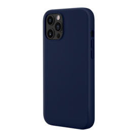 Coque antichoc en gel de silicone doux pour Apple 12 Pro Max, Bleu Oxford