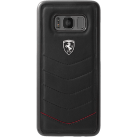 Ferrari Heritage Genuine leather case for Samsung Galaxy S8+, Black