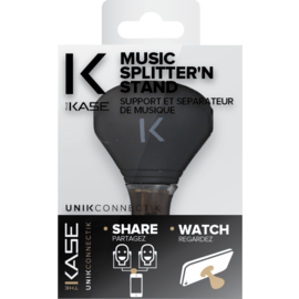 Support et s&eacute;parateur de musique, Noir