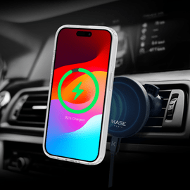 Coque antibact&eacute;rienne antichoc magn&eacute;tique invisible Fabriqu&eacute; Avec du 75% Plastique Recycl&eacute; pour Apple iPhone 15 Pro, Transparente