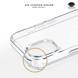 Coque hybride invisible pour Apple iPhone 14, Transparente