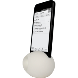 Oeuf Amplificateur de son pour Apple iPhone 5/5s/5C/SE, Blanc