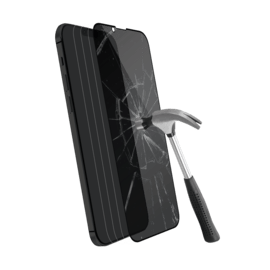 Protection d'écran Privée en verre trempé (100% de surface couverte) pour Apple iPhone 13/ 13 Pro/ 14, Noir