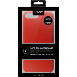 (Edition sp&eacute;ciale) Coque en Gel de Silicone Doux pour Apple iPhone 7/8 Plus, Rouge Ardent