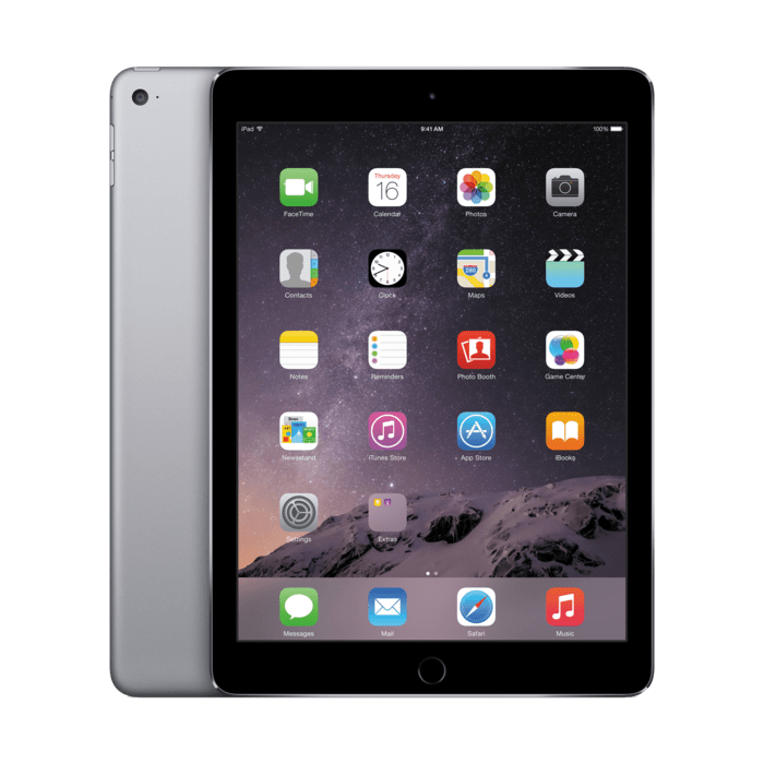 iPad Air 2 reconditionné 16 Go, Gris sidéral, débloqué