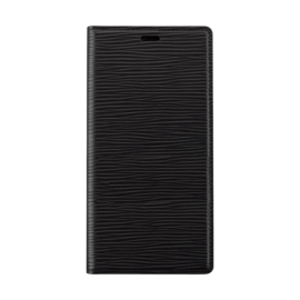 Diarycase 2.0 Coque clapet en cuir v&eacute;ritable avec support aimant&eacute; pour Apple iPhone 13, Noir Minuit
