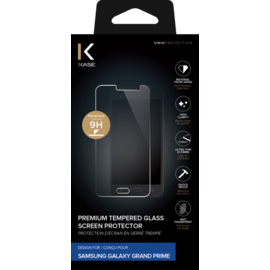 Protection d'&eacute;cran premium en verre tremp&eacute; pour Samsung Galaxy Grand Prime G530, Transparent