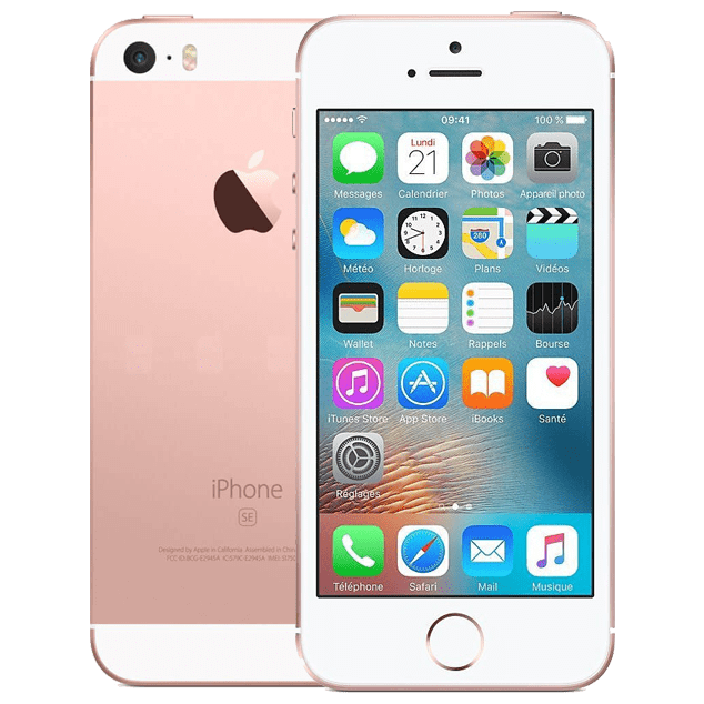 iPhone SE reconditionné 64 Go, Or rose, SANS TOUCH ID, débloqué