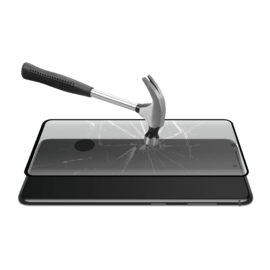 Protection d'&eacute;cran en verre tremp&eacute; Bord &agrave; Bord Incurv&eacute; pour Samsung Galaxy S21 Ultra 5G, Noir