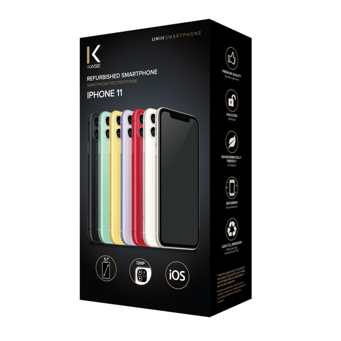 iPhone 11 reconditionn&eacute; 128 Go, Mauve, d&eacute;bloqu&eacute;