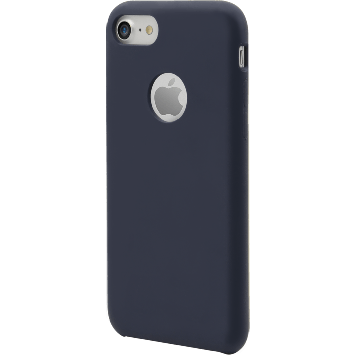 Coque en gel de silicone doux pour Apple iPhone 7/8, Bleu Marine