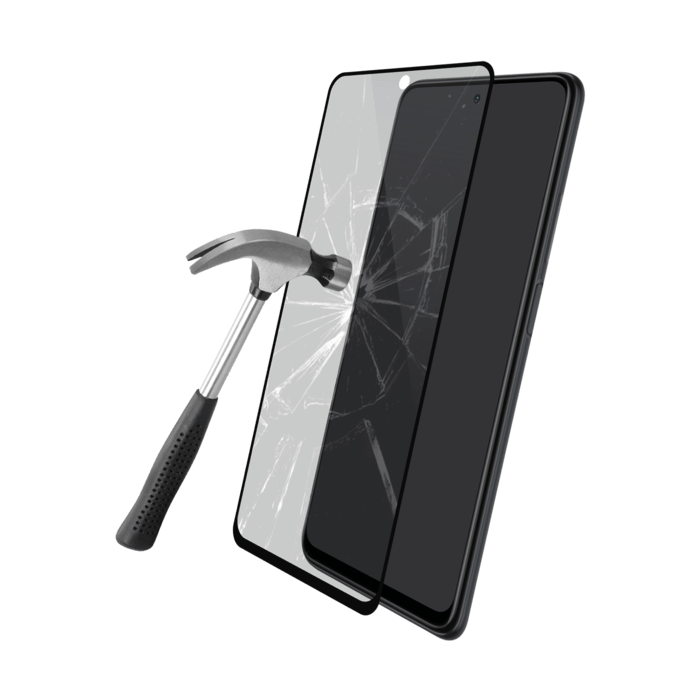 Protection d'écran en verre trempé (100% de surface couverte) pour Xiaomi 10T Lite, Noir