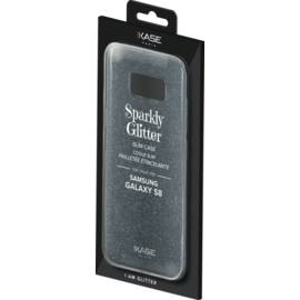 Coque slim&nbsp;paillet&eacute;e &eacute;tincelante pour Samsung Galaxy S8, Noir