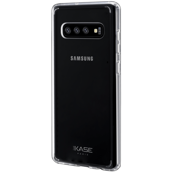 Coque hybride invisible pour Samsung Galaxy S10, Transparente