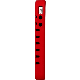 Coque pour Apple iPhone 4/4S, Anti-Shoc Rebonds Rouge
