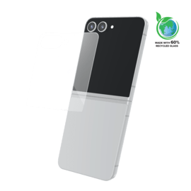 Protecteur d'&eacute;cran en verre tremp&eacute; de qualit&eacute; sup&eacute;rieure (60% verre tremp&eacute; recycl&eacute;) pour Samsung Galaxy Z Flip 7, Transparent