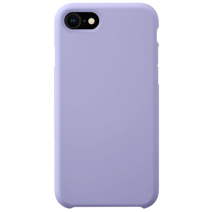 (Special Edition) Coque en Gel de Silicone Doux pour Apple iPhone 7/8/SE 2020/SE 2022, Violet Lilas