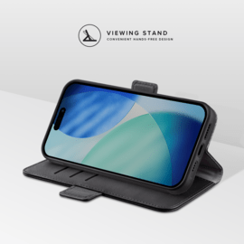 Etui & Coque robuste magn&eacute;tique 2-en-1 et fabriqu&eacute; avec un &eacute;tui en plastique recycl&eacute; pour Apple iPhone 17, Noir Onyx