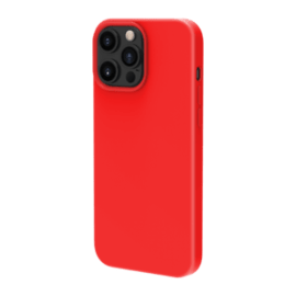 Coque antichoc en gel de silicone doux pour Apple iPhone 13 Pro Max, Rouge Ardent