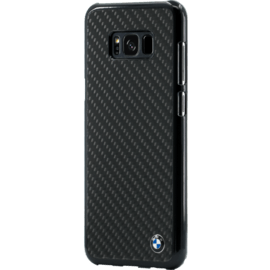 BMW Coque carbone véritable pour Samsung Galaxy S8+, Noir