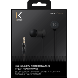 &Eacute;couteurs intra-auriculaires &agrave; isolation&nbsp;phonique&nbsp;haute fid&eacute;lit&eacute;, Noir