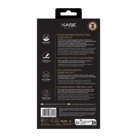 Coque hybride invisible fabriqu&eacute; avec 83% de plastique recycl&eacute; pour Samsung Galaxy S24 Ultra 5G, Transparente