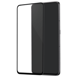 Protection d'&eacute;cran en verre tremp&eacute; Bord &agrave; Bord Incurv&eacute; pour Samsung Galaxy A80 2019, Noir