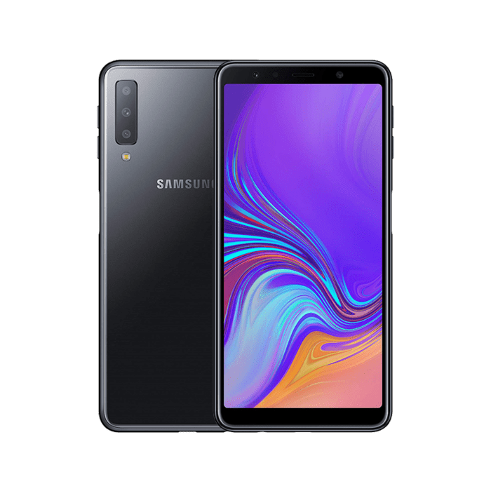 Galaxy A7 (2018)  reconditionné 128 Go, Noir, débloqué
