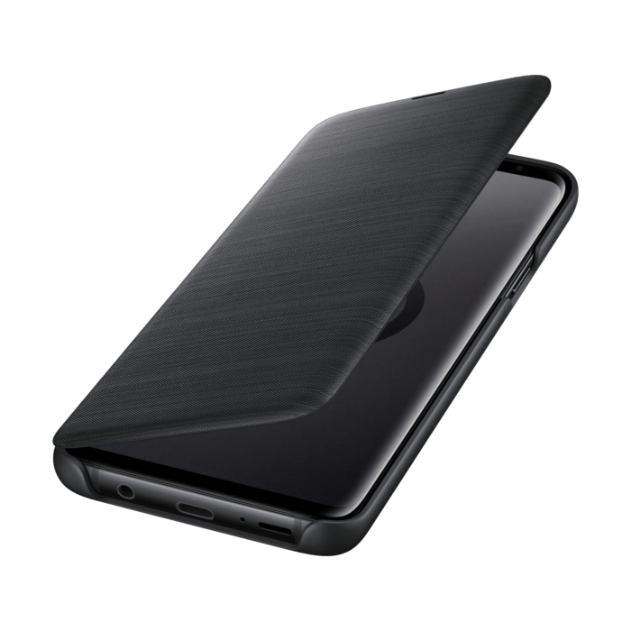 LED View cover Noir Galaxy S9+