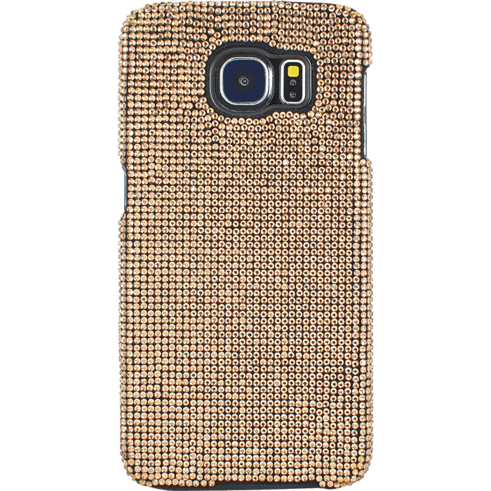 Coque pour Samsung Galaxy S6, Strass Or