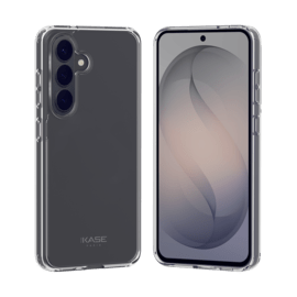 Coque hybride invisible fabriqu&eacute; avec 83% de plastique recycl&eacute; pour Samsung Galaxy S26 5G, Transparente