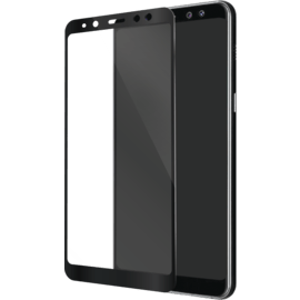 Protection d'écran en verre trempé (100% de surface couverte) pour Samsung Galaxy A8 (2018), Noir