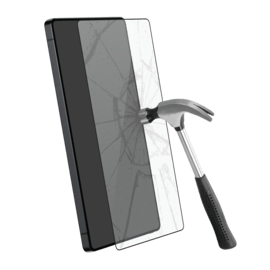 Protection d'&eacute;cran en verre tremp&eacute; (60% verre tremp&eacute; recycl&eacute;) pour Samsung Galaxy S25 Ultra 5G, Noir