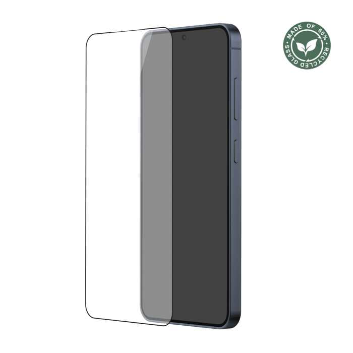 Protection d'&eacute;cran en verre tremp&eacute; (60% verre tremp&eacute; recycl&eacute;) pour Samsung Galaxy S26+ 5G, Noir