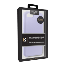(Special Edition) Coque en Gel de Silicone Doux pour Apple iPhone 7/8/SE 2020/SE 2022, Violet Lilas