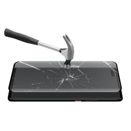 Protection d'écran en verre trempé Bord à Bord Incurvé pour Huawei Mate 40 Pro, Noir