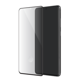 Protection d'écran en verre trempé Bord à Bord Incurvé pour Samsung Galaxy S20 Ultra, Noir